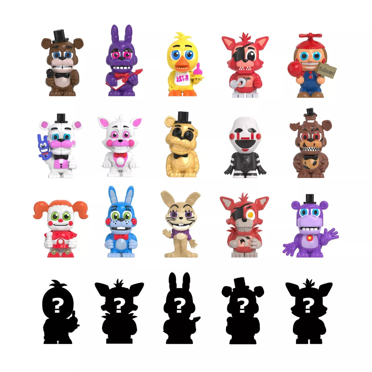 Five Nights at Freddy'S Grab N' Go Bundle Action Figure Playset