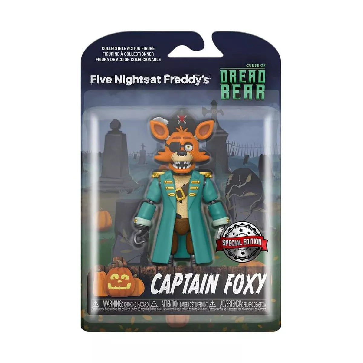 Funko Action Figure: Five Nights at Freddy'S (FNAF) Dreadbear - Captain Foxy