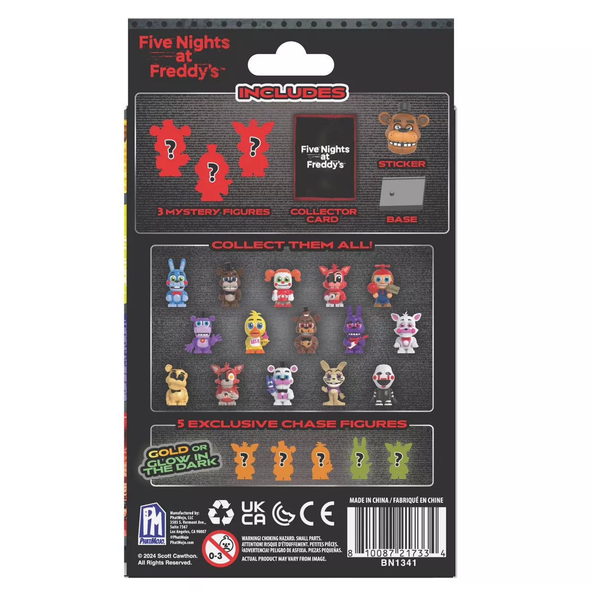 Five Nights at Freddy'S Grab N' Go Bundle Action Figure Playset