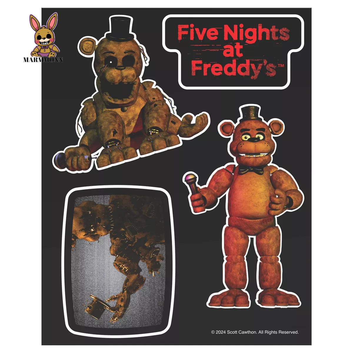 Five Nights at Freddy's Animatronic Freddy FULL SET 