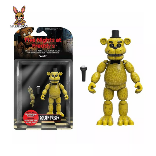 Funko Five Nights at Freddy'S POP Articulated Golden Freddy Action Figure, Multicolor, 5.5 Inches
